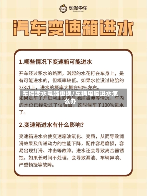 车辆涉水电脑更换/车辆电脑进水怎么办-第2张图片