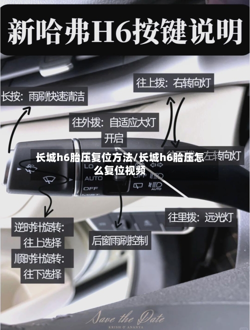 长城h6胎压复位方法/长城h6胎压怎么复位视频