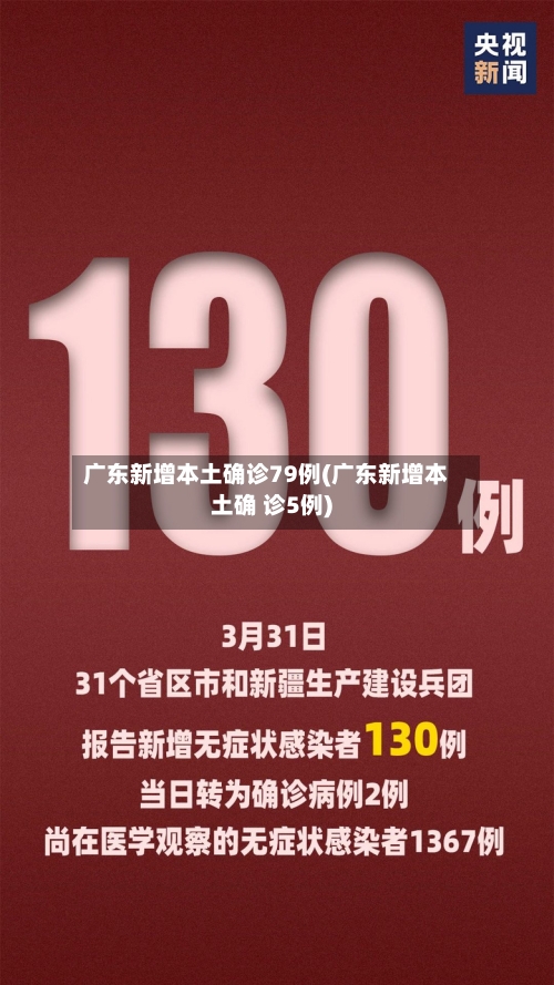 广东新增本土确诊79例(广东新增本土确 诊5例)