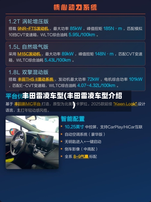 丰田雷凌车型(丰田雷凌车型介绍)