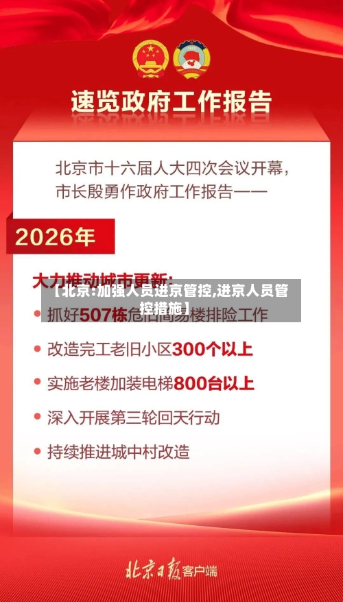 【北京:加强人员进京管控,进京人员管控措施】-第3张图片