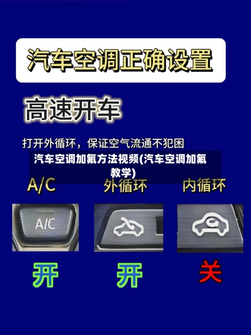 汽车空调加氟方法视频(汽车空调加氟教学)-第2张图片