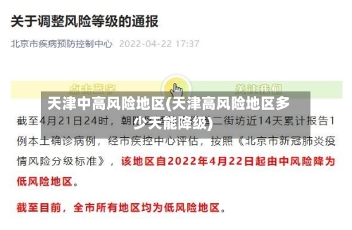 天津中高风险地区(天津高风险地区多少天能降级)-第3张图片