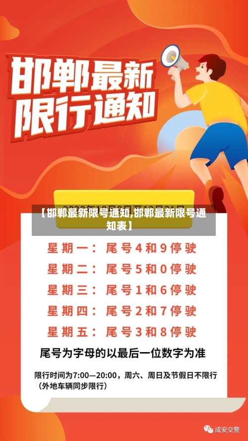 【邯郸最新限号通知,邯郸最新限号通知表】