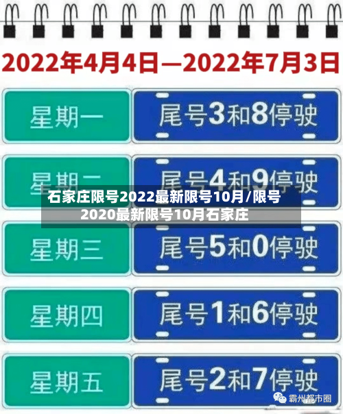 石家庄限号2022最新限号10月/限号2020最新限号10月石家庄
