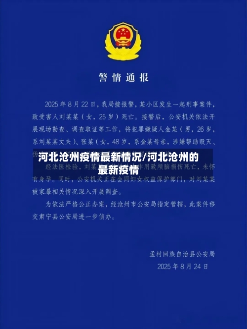 河北沧州疫情最新情况/河北沧州的最新疫情